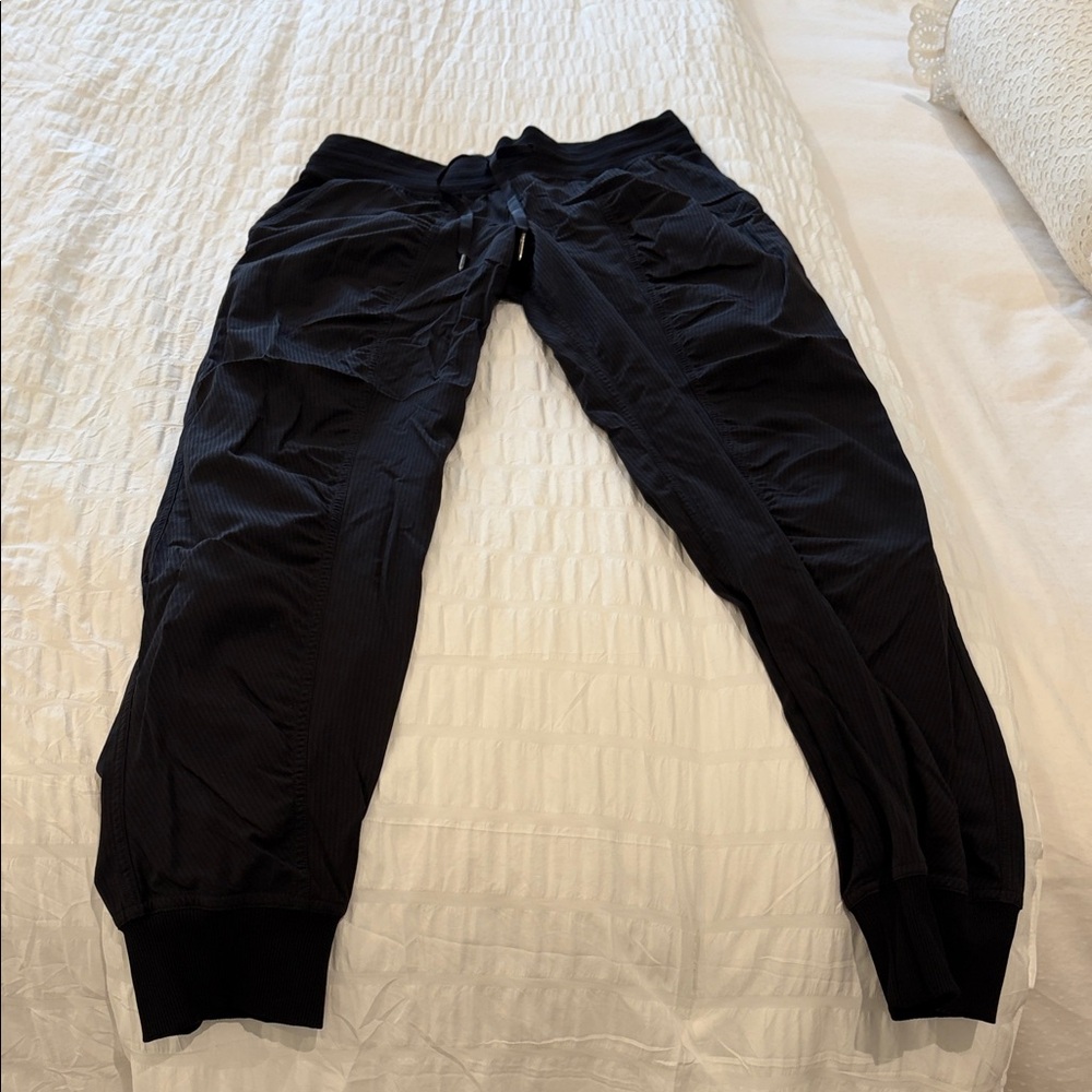 lululemon athletica Black dance studio Pants Size 4 worn 2x great condition!